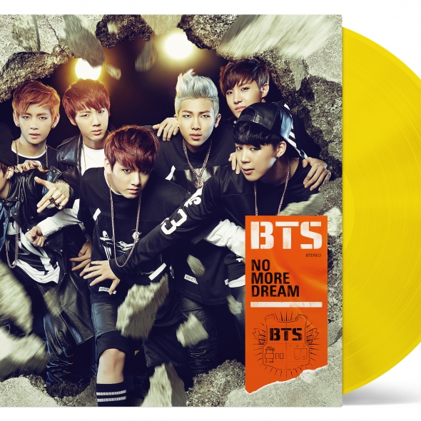 BTS - No More Dream (Japanese Ver) [45RPM 12인치 싱글, 클리어 옐로우 LP] 