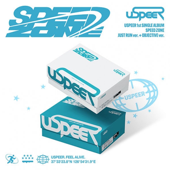 USPEER(유스피어) - 1st SINGLE ALBUM [SPEED ZONE] 2종세트 