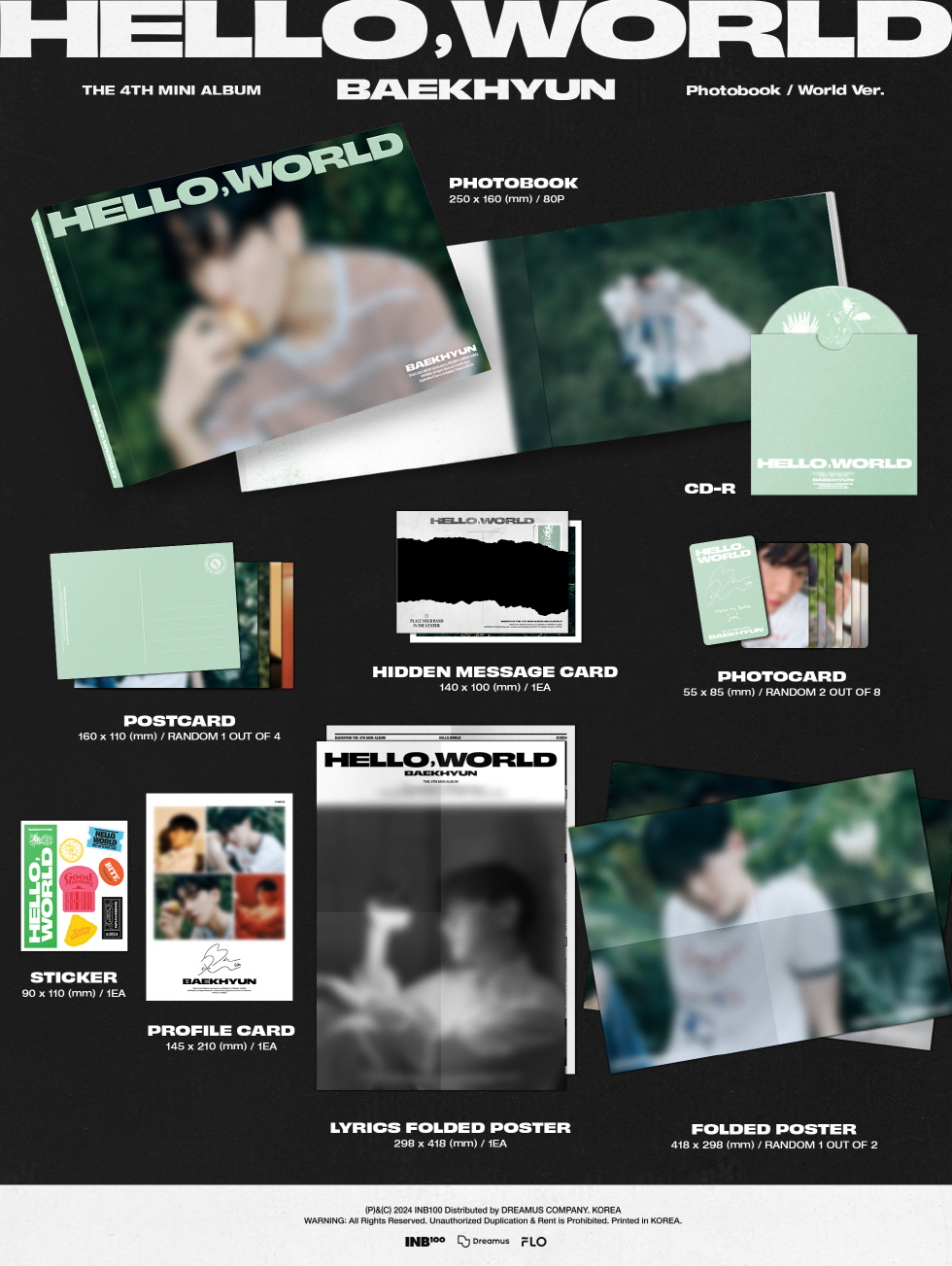백현 (BAEKHYUN) - 미니 4집 [Hello, World] (Photobook Ver.)