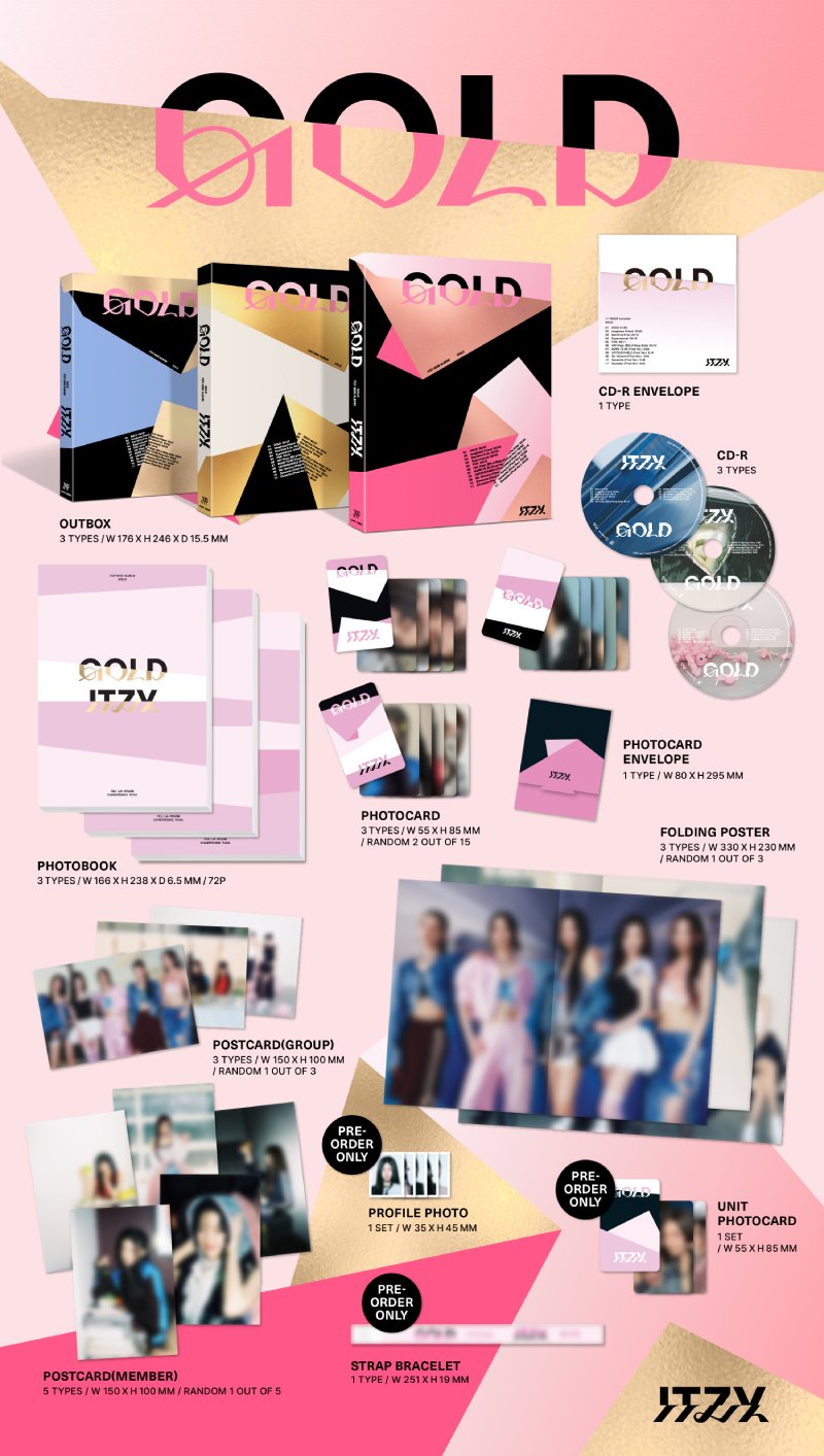 있지 (ITZY) - [GOLD] STANDARD VER.