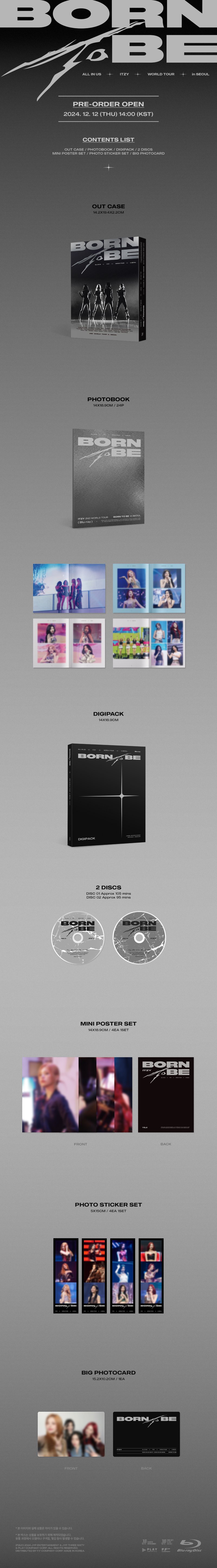 ITZY (있지) - ITZY 2ND WORLD TOUR <BORN TO BE> in SEOUL Blu-ray