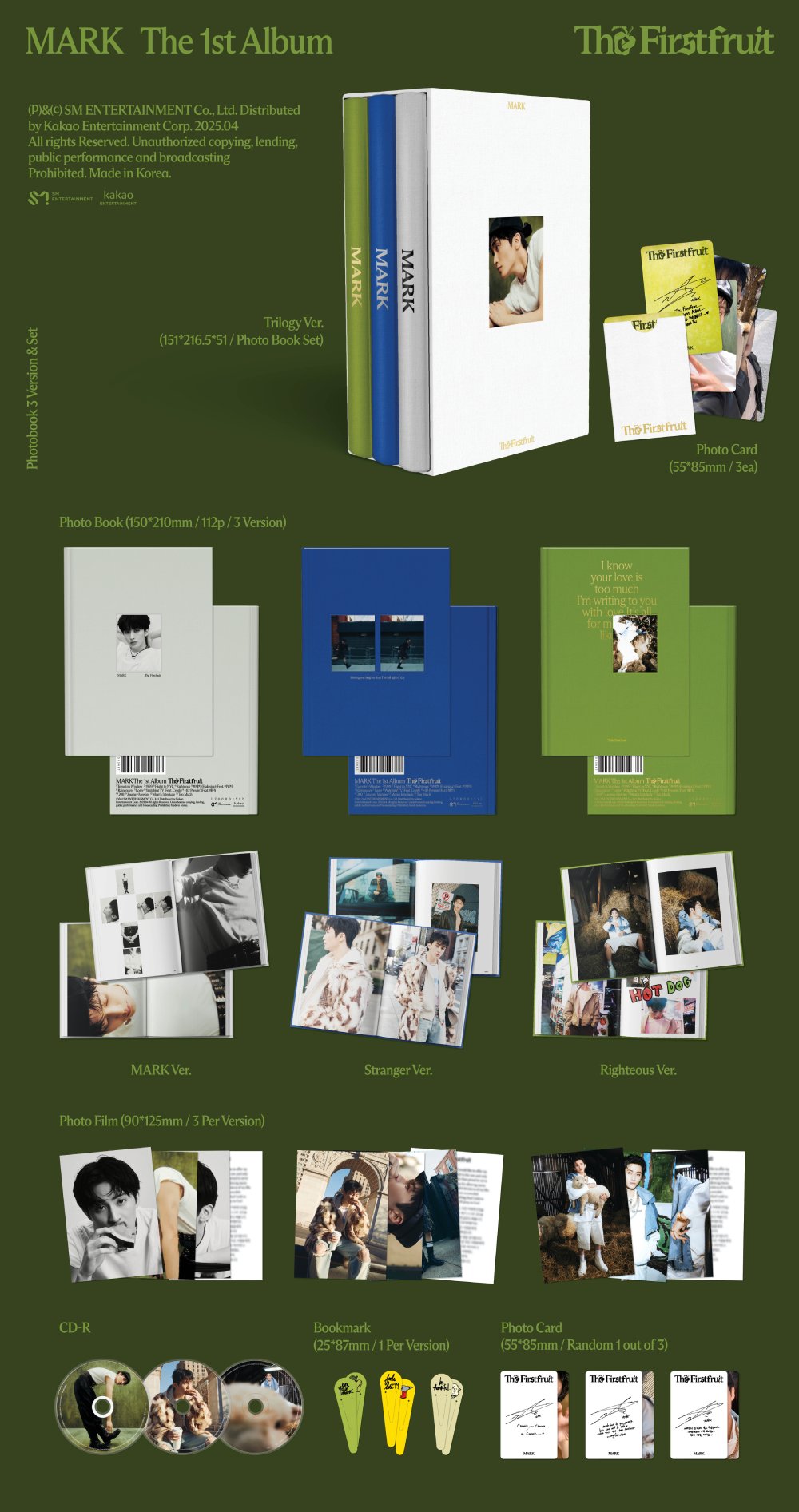 마크 - [The Firstfruit] (Photobook Ver.) 랜덤