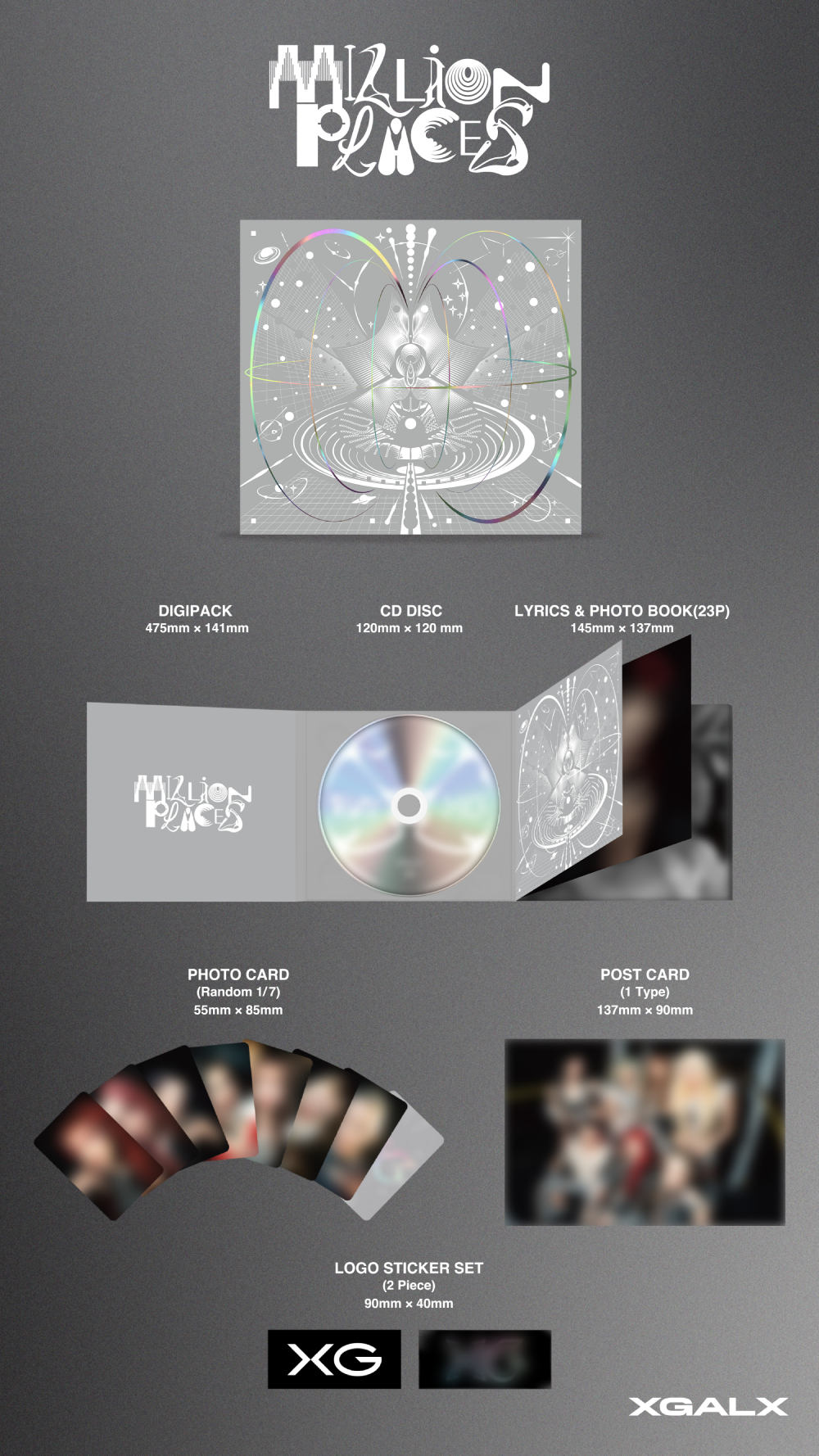 엑스지 (XG) - MILLION PLACES
