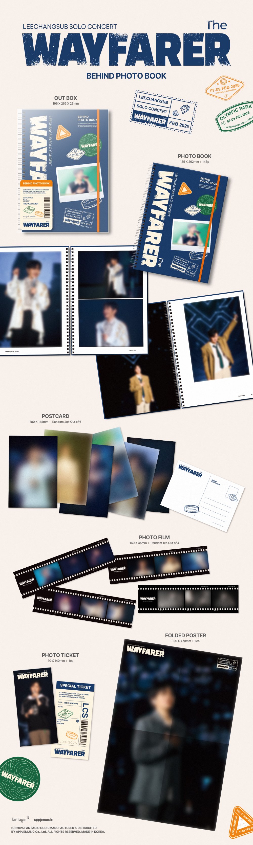 이창섭 - 2025 SOLO CONCERT [The Wayfarer] ENCORE BEHIND PHOTO BOOK