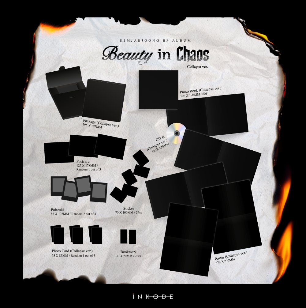 김재중 - Beauty in Chaos [Photobook Album] 2종 세트