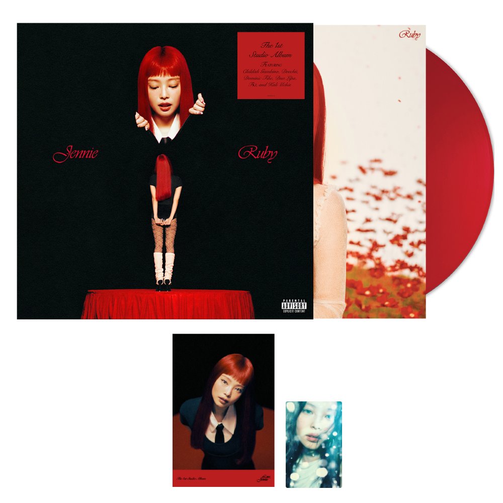 제니 (JENNIE) - The 1st Studio Album [Ruby Vinyl] (Unsigned)