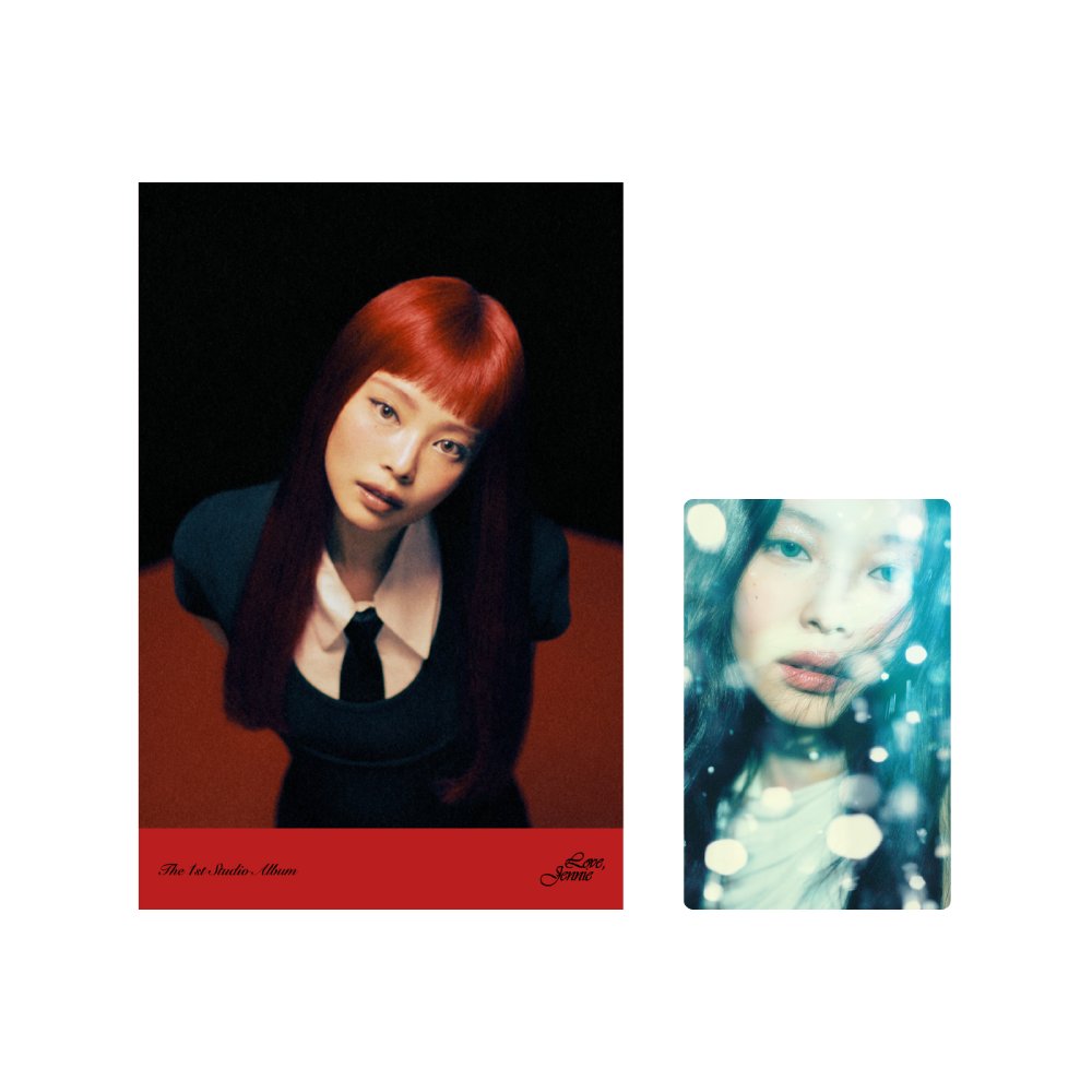 제니 (JENNIE) - The 1st Studio Album [Ruby Vinyl] (Unsigned)