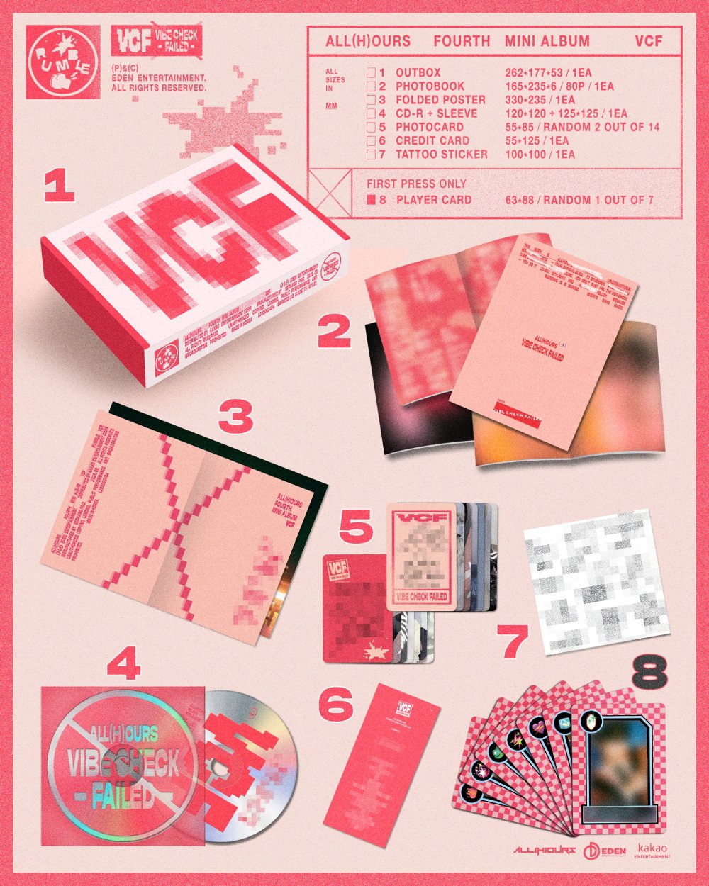 ALL(H)OURS(올아워즈) - 미니 4집 [VCF] READY ver.