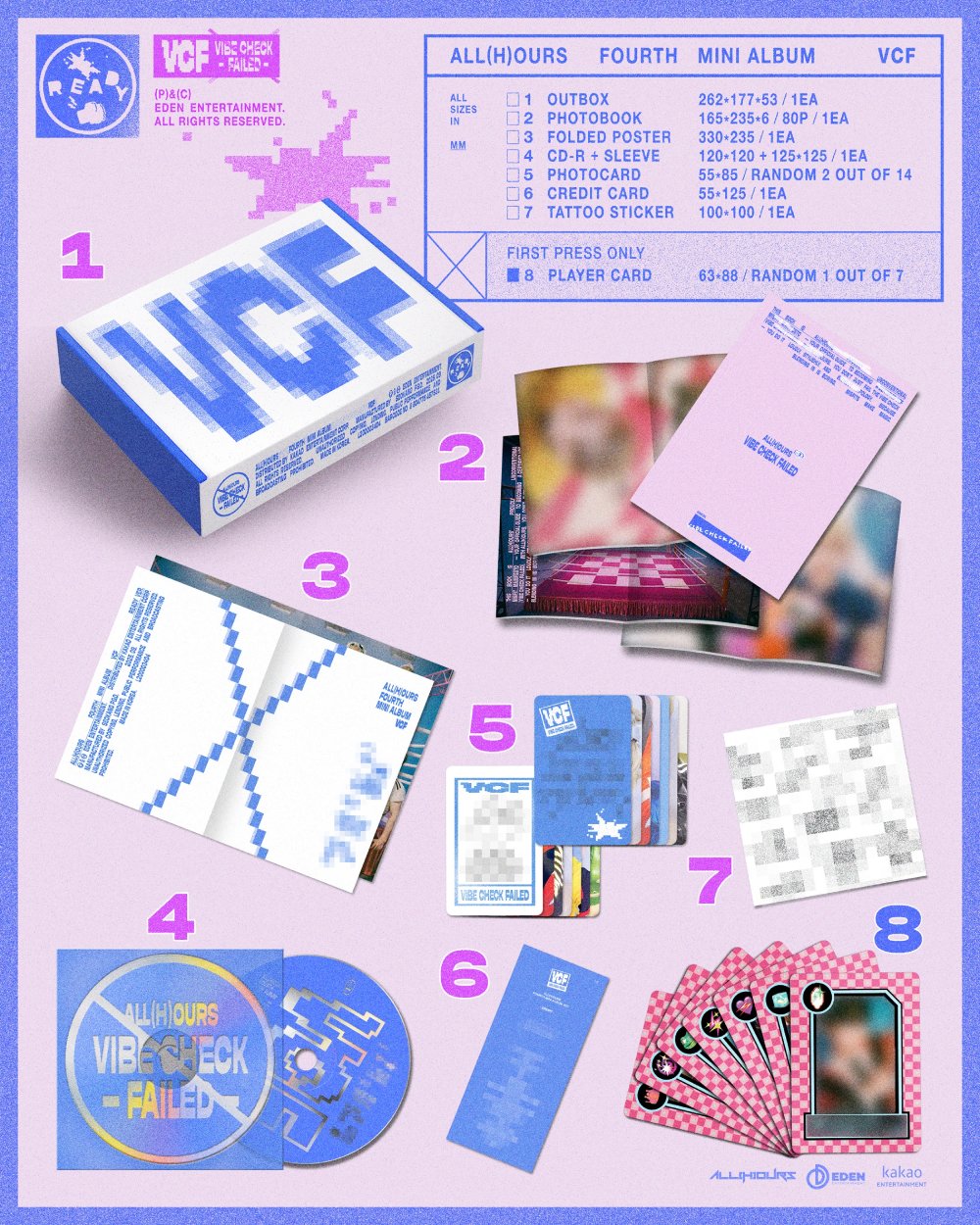 ALL(H)OURS(올아워즈) - 미니 4집 [VCF] READY ver.